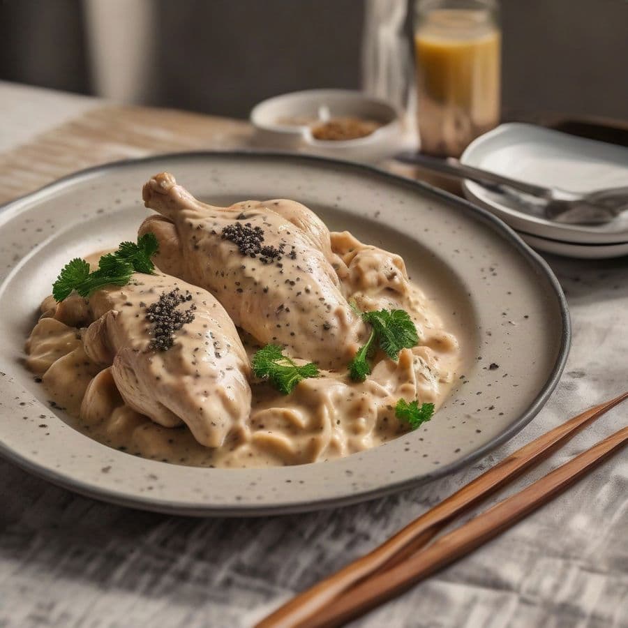 Blacl Pepper Cream Chicken