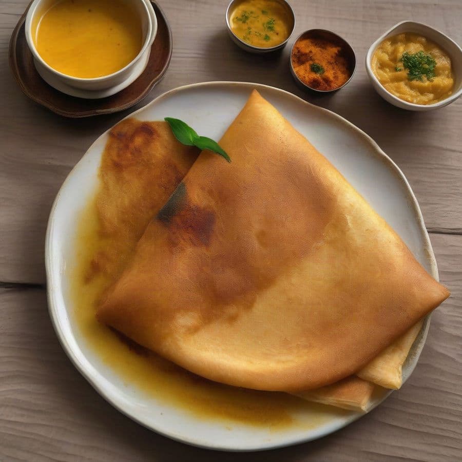 Ghee Roasted Masala Dosa