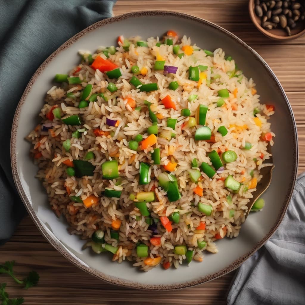 Vegetable fried rice