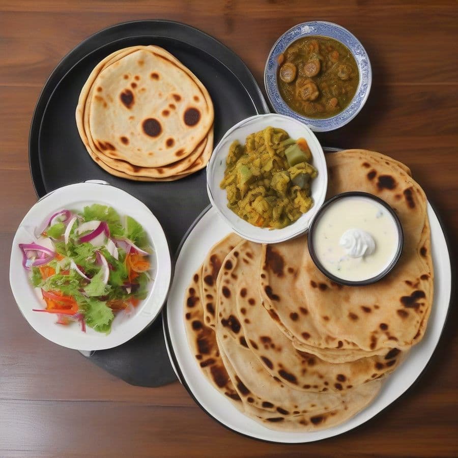 Mix Paratha Plate
